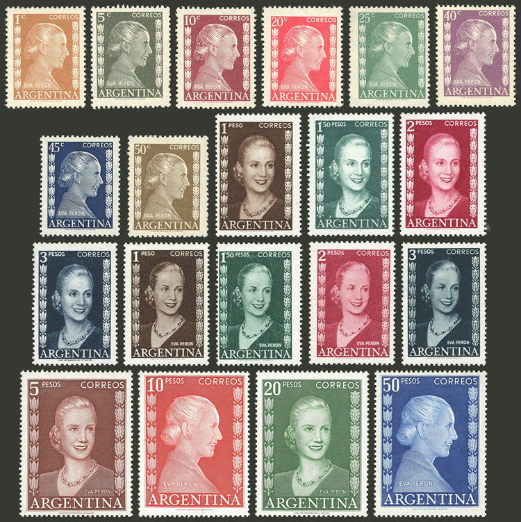 Lot 461 - Argentina general issues -  Guillermo Jalil - Philatino Auction # 2538 ARGENTINA: “Clearance” auction with very low starts and many interesting lots!