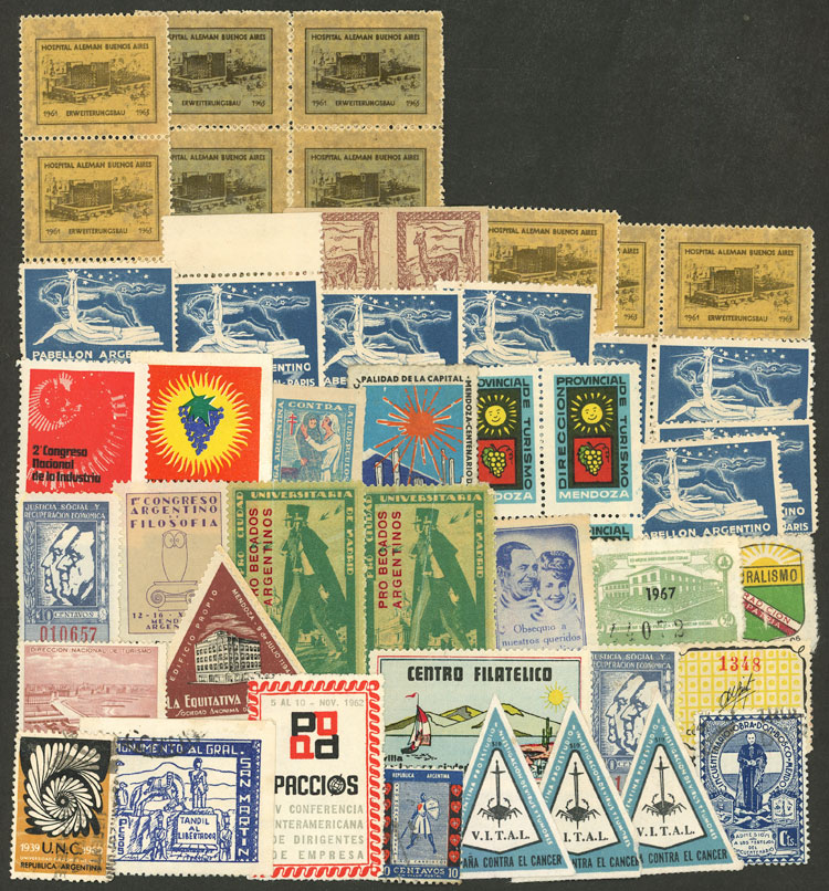 Lot 1059 - Argentina cinderellas - Guillermo Jalil - Philatino Auction # 2538 ARGENTINA: “Clearance” auction with very low starts and many interesting lots! Lot 1059 - Argentina cinderellas - Guillermo Jalil - Philatino Auction # 2538 ARGENTINA: “Clearance” auction with very low starts and many interesting lots!
