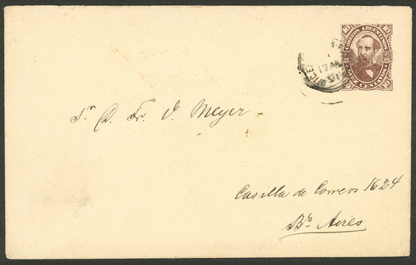 Lot 916 - Argentina Postal stationery - Guillermo Jalil - Philatino Auction # 2538 ARGENTINA: “Clearance” auction with very low starts and many interesting lots! Lot 916 - Argentina Postal stationery - Guillermo Jalil - Philatino Auction # 2538 ARGENTINA: “Clearance” auction with very low starts and many interesting lots!