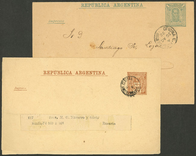 Lot 913 - Argentina Postal stationery - Guillermo Jalil - Philatino Auction # 2538 ARGENTINA: “Clearance” auction with very low starts and many interesting lots! Lot 913 - Argentina Postal stationery - Guillermo Jalil - Philatino Auction # 2538 ARGENTINA: “Clearance” auction with very low starts and many interesting lots!