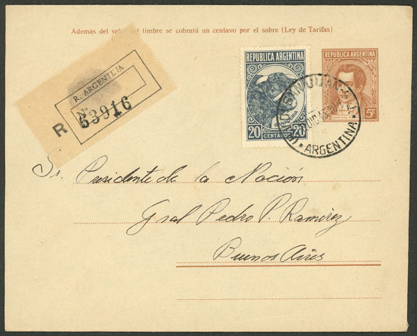Lot 990 - Argentina postal history - Guillermo Jalil - Philatino Auction # 2538 ARGENTINA: “Clearance” auction with very low starts and many interesting lots! Lot 990 - Argentina postal history - Guillermo Jalil - Philatino Auction # 2538 ARGENTINA: “Clearance” auction with very low starts and many interesting lots!