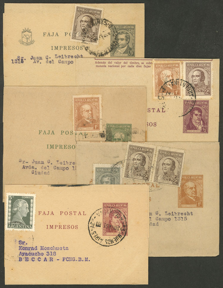 Lot 983 - Argentina postal history - Guillermo Jalil - Philatino Auction # 2538 ARGENTINA: “Clearance” auction with very low starts and many interesting lots! Lot 983 - Argentina postal history - Guillermo Jalil - Philatino Auction # 2538 ARGENTINA: “Clearance” auction with very low starts and many interesting lots!