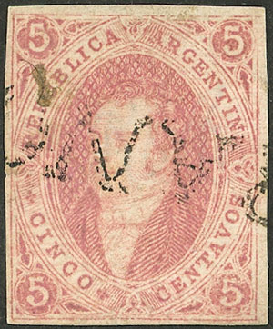 Lot 34 - Argentina rivadavias -  Guillermo Jalil - Philatino Auction # 2538 ARGENTINA: “Clearance” auction with very low starts and many interesting lots!