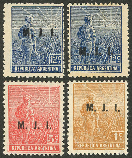Lot 823 - Argentina official stamps - Guillermo Jalil - Philatino Auction # 2538 ARGENTINA: “Clearance” auction with very low starts and many interesting lots! Lot 823 - Argentina official stamps - Guillermo Jalil - Philatino Auction # 2538 ARGENTINA: “Clearance” auction with very low starts and many interesting lots!