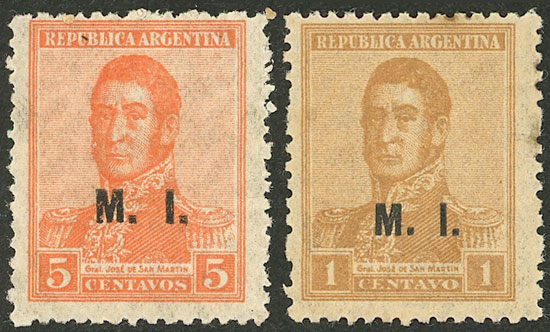 Lot 817 - Argentina official stamps - Guillermo Jalil - Philatino Auction # 2538 ARGENTINA: “Clearance” auction with very low starts and many interesting lots! Lot 817 - Argentina official stamps - Guillermo Jalil - Philatino Auction # 2538 ARGENTINA: “Clearance” auction with very low starts and many interesting lots!