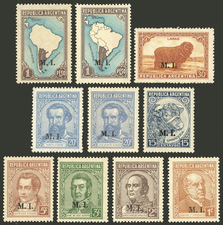 Lot 822 - Argentina official stamps - Guillermo Jalil - Philatino Auction # 2538 ARGENTINA: “Clearance” auction with very low starts and many interesting lots! Lot 822 - Argentina official stamps - Guillermo Jalil - Philatino Auction # 2538 ARGENTINA: “Clearance” auction with very low starts and many interesting lots!