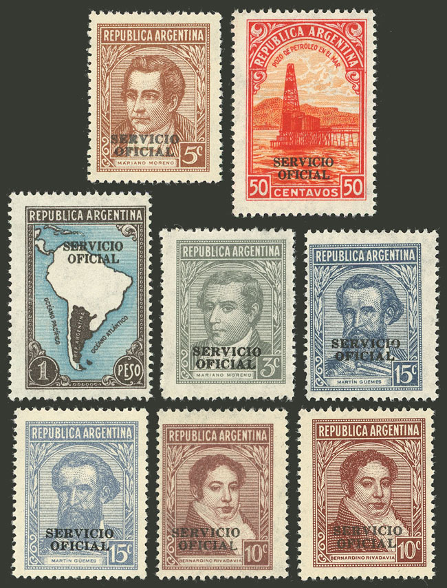 Lot 866 - Argentina official stamps - Guillermo Jalil - Philatino Auction # 2538 ARGENTINA: “Clearance” auction with very low starts and many interesting lots! Lot 866 - Argentina official stamps - Guillermo Jalil - Philatino Auction # 2538 ARGENTINA: “Clearance” auction with very low starts and many interesting lots!