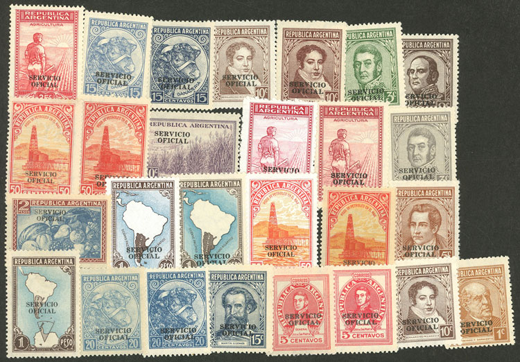 Lot 861 - Argentina official stamps - Guillermo Jalil - Philatino Auction # 2538 ARGENTINA: “Clearance” auction with very low starts and many interesting lots! Lot 861 - Argentina official stamps - Guillermo Jalil - Philatino Auction # 2538 ARGENTINA: “Clearance” auction with very low starts and many interesting lots!