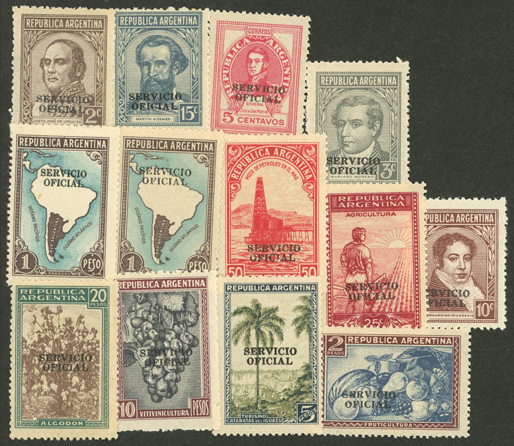 Lot 868 - Argentina official stamps - Guillermo Jalil - Philatino Auction # 2538 ARGENTINA: “Clearance” auction with very low starts and many interesting lots! Lot 868 - Argentina official stamps - Guillermo Jalil - Philatino Auction # 2538 ARGENTINA: “Clearance” auction with very low starts and many interesting lots!