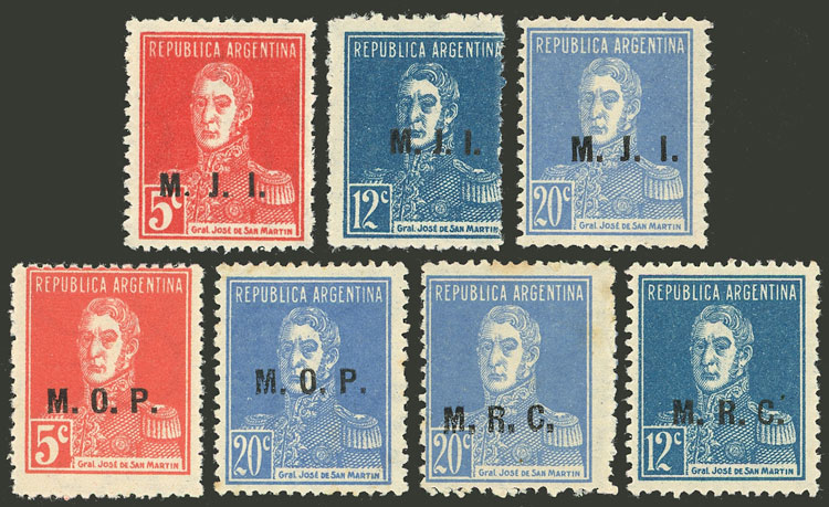 Lot 837 - Argentina official stamps - Guillermo Jalil - Philatino Auction # 2538 ARGENTINA: “Clearance” auction with very low starts and many interesting lots! Lot 837 - Argentina official stamps - Guillermo Jalil - Philatino Auction # 2538 ARGENTINA: “Clearance” auction with very low starts and many interesting lots!