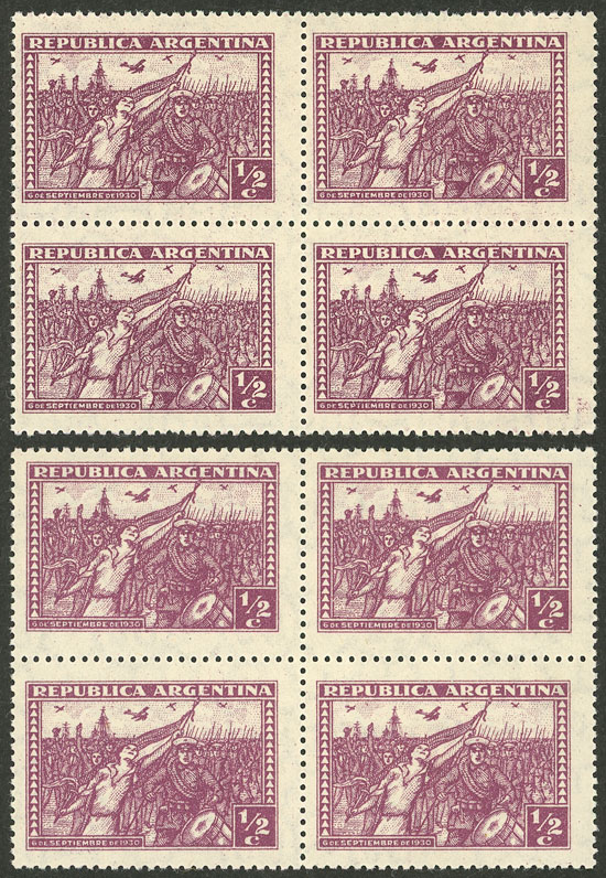 Lot 277 - Argentina general issues -  Guillermo Jalil - Philatino Auction # 2538 ARGENTINA: “Clearance” auction with very low starts and many interesting lots!