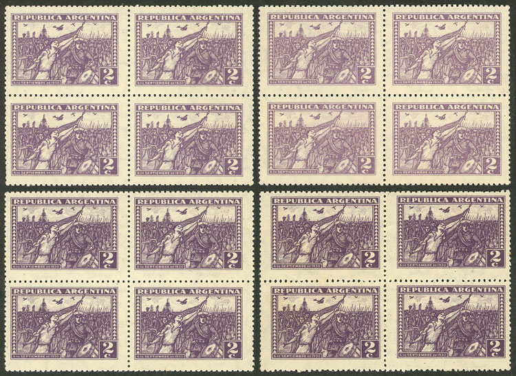 Lot 279 - Argentina general issues -  Guillermo Jalil - Philatino Auction # 2538 ARGENTINA: “Clearance” auction with very low starts and many interesting lots!