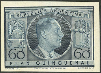 Lot 460 - Argentina general issues -  Guillermo Jalil - Philatino Auction # 2538 ARGENTINA: “Clearance” auction with very low starts and many interesting lots!