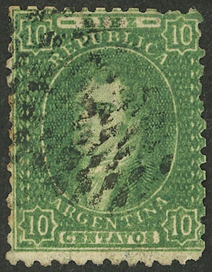 Lot 46 - Argentina rivadavias -  Guillermo Jalil - Philatino Auction # 2538 ARGENTINA: “Clearance” auction with very low starts and many interesting lots!