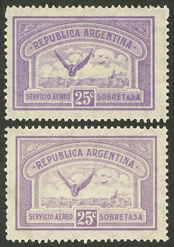 Lot 262 - Argentina general issues -  Guillermo Jalil - Philatino Auction # 2538 ARGENTINA: “Clearance” auction with very low starts and many interesting lots!