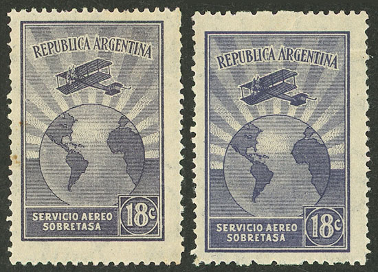 Lot 260 - Argentina general issues -  Guillermo Jalil - Philatino Auction # 2538 ARGENTINA: “Clearance” auction with very low starts and many interesting lots!