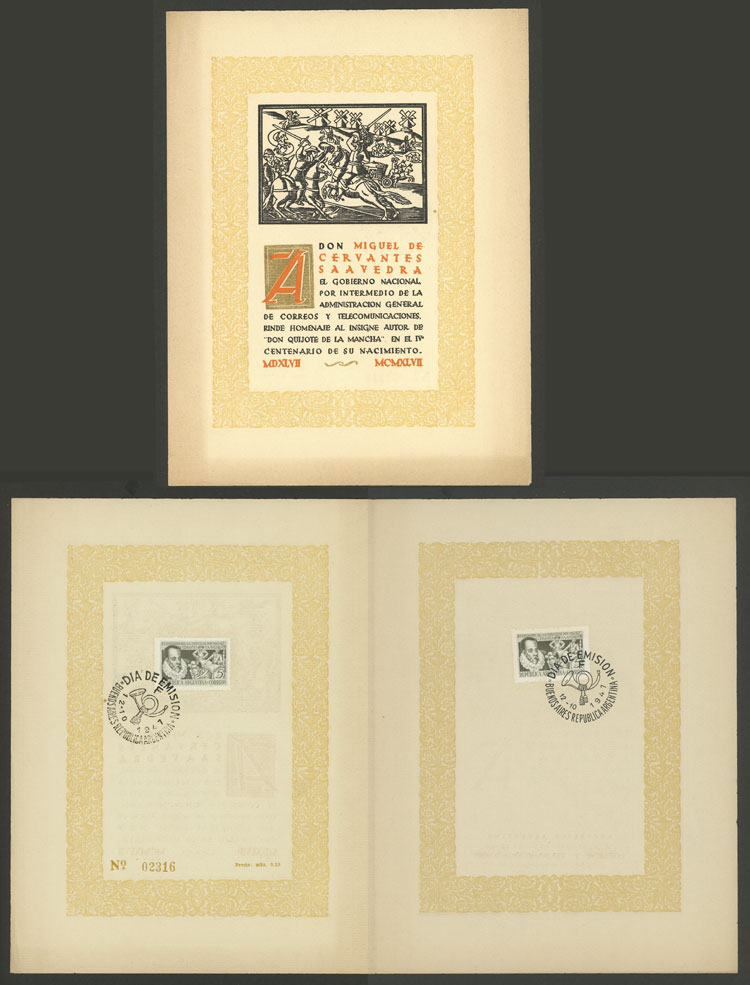 Lot 518 - Argentina general issues -  Guillermo Jalil - Philatino Auction # 2540 ARGENTINA: General sale with lots at very low starts!