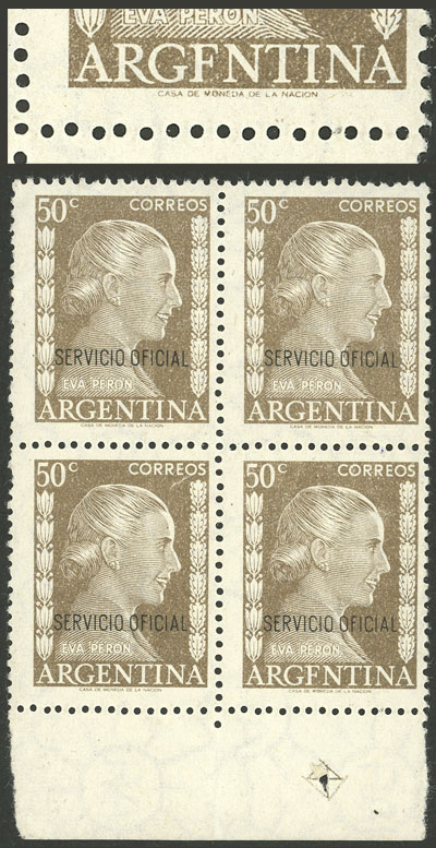 Lot 990 - Argentina official stamps -  Guillermo Jalil - Philatino Auction # 2540 ARGENTINA: General sale with lots at very low starts!