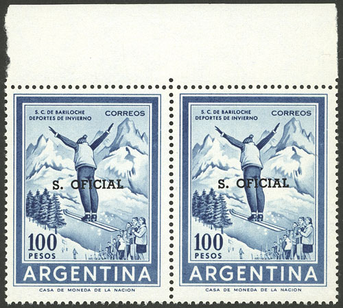 Lot 994 - Argentina official stamps -  Guillermo Jalil - Philatino Auction # 2540 ARGENTINA: General sale with lots at very low starts!