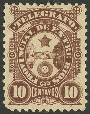 Lot 1000 - Argentina telegraph stamps -  Guillermo Jalil - Philatino Auction # 2540 ARGENTINA: General sale with lots at very low starts!