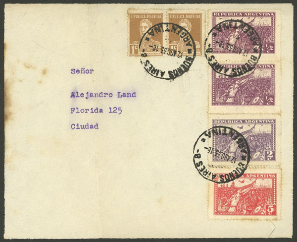 Lot 1017 - Argentina postal history - Guillermo Jalil - Philatino Auction # 2540 ARGENTINA: General sale with lots at very low starts! Lot 1017 - Argentina postal history - Guillermo Jalil - Philatino Auction # 2540 ARGENTINA: General sale with lots at very low starts!