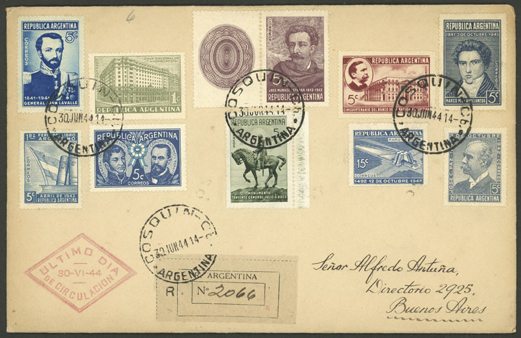Lot 1021 - Argentina postal history - Guillermo Jalil - Philatino Auction # 2540 ARGENTINA: General sale with lots at very low starts! Lot 1021 - Argentina postal history - Guillermo Jalil - Philatino Auction # 2540 ARGENTINA: General sale with lots at very low starts!