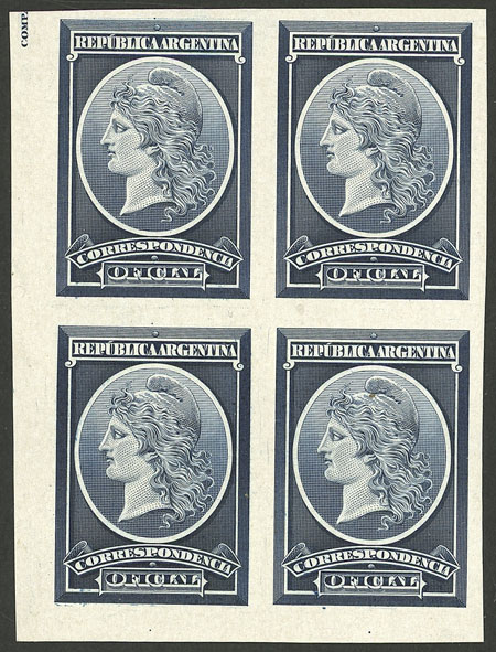 Lot 984 - Argentina official stamps -  Guillermo Jalil - Philatino Auction # 2540 ARGENTINA: General sale with lots at very low starts!