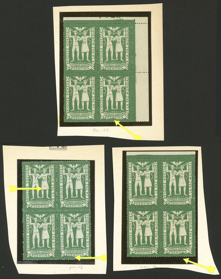 Lot 521 - Argentina general issues -  Guillermo Jalil - Philatino Auction # 2540 ARGENTINA: General sale with lots at very low starts!