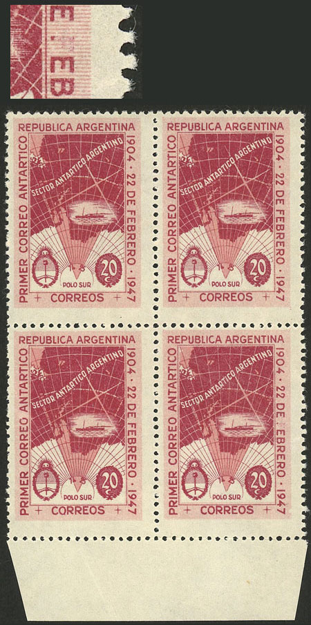 Lot 516 - Argentina general issues -  Guillermo Jalil - Philatino Auction # 2540 ARGENTINA: General sale with lots at very low starts!