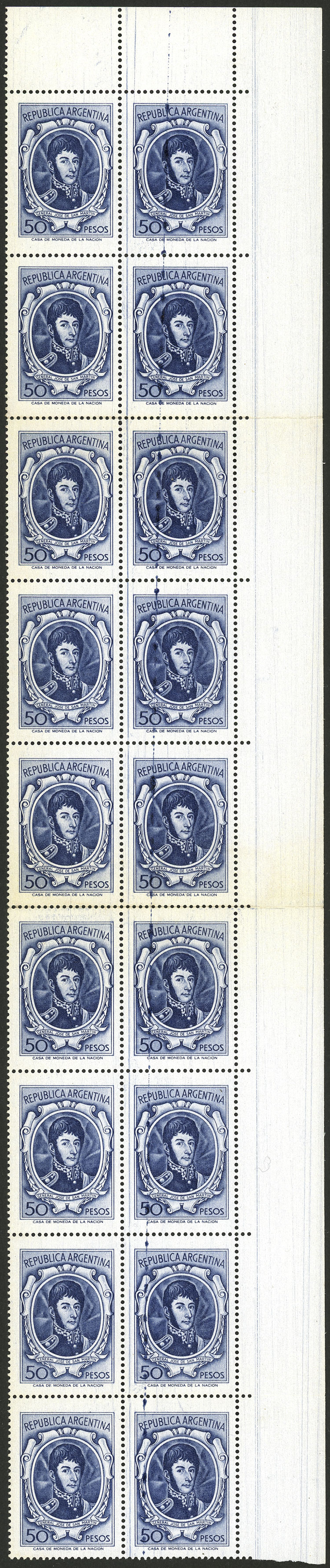 Lot 710 - Argentina general issues -  Guillermo Jalil - Philatino Auction # 2540 ARGENTINA: General sale with lots at very low starts!