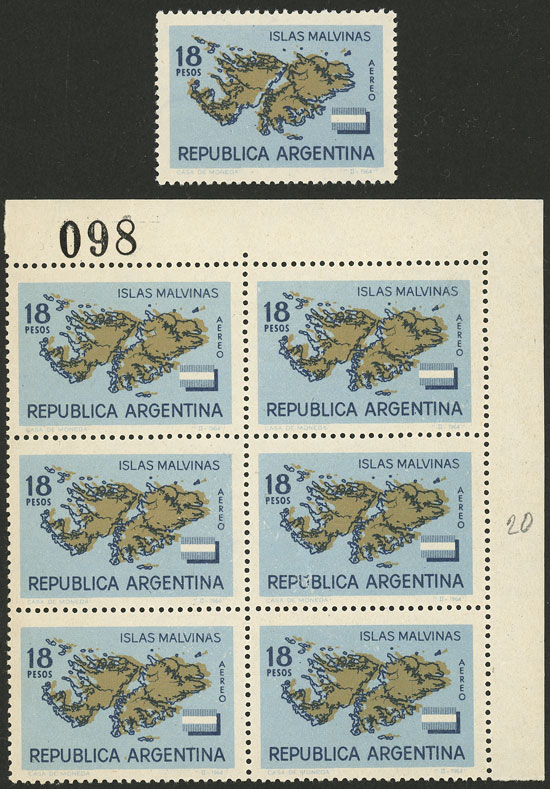 Lot 686 - Argentina general issues -  Guillermo Jalil - Philatino Auction # 2540 ARGENTINA: General sale with lots at very low starts!