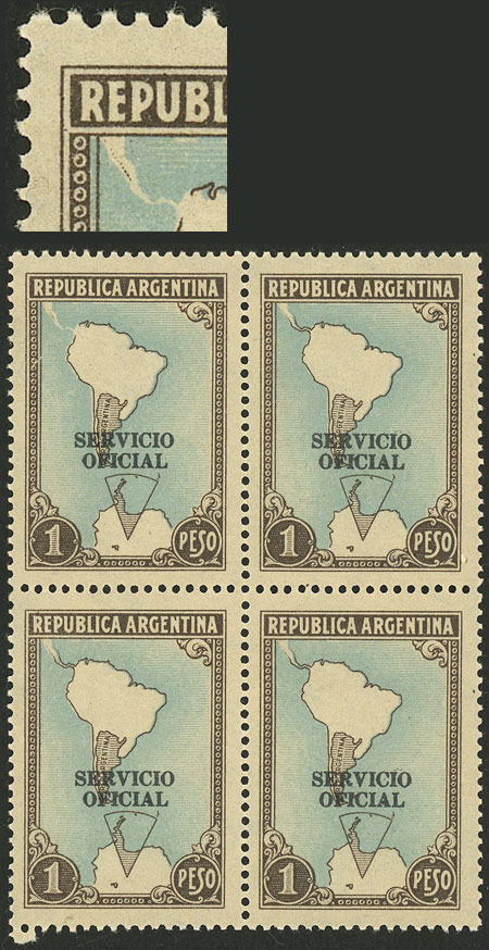 Lot 989 - Argentina official stamps -  Guillermo Jalil - Philatino Auction # 2540 ARGENTINA: General sale with lots at very low starts!