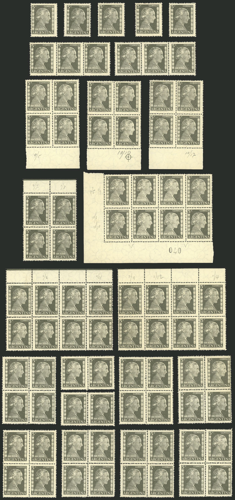 Lot 546 - Argentina general issues - Guillermo Jalil - Philatino Auction # 2540 ARGENTINA: General sale with lots at very low starts! Lot 546 - Argentina general issues - Guillermo Jalil - Philatino Auction # 2540 ARGENTINA: General sale with lots at very low starts!