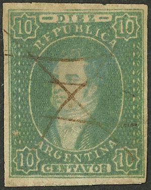 Lot 54 - Argentina rivadavias -  Guillermo Jalil - Philatino Auction # 2540 ARGENTINA: General sale with lots at very low starts!