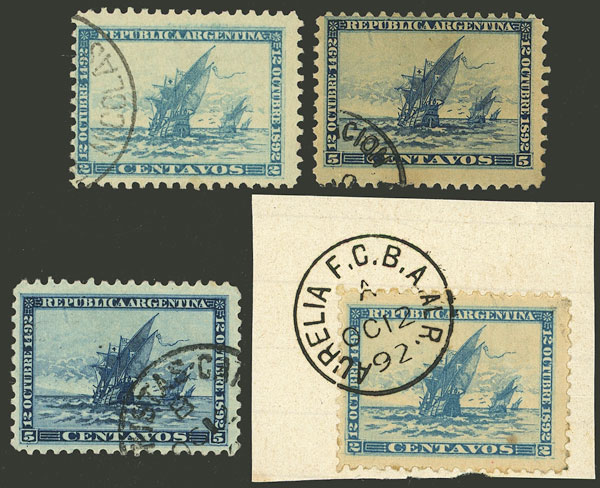 Lot 162 - Argentina general issues -  Guillermo Jalil - Philatino Auction # 2540 ARGENTINA: General sale with lots at very low starts!