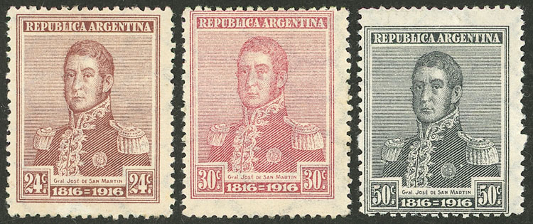 Lot 236 - Argentina general issues -  Guillermo Jalil - Philatino Auction # 2540 ARGENTINA: General sale with lots at very low starts!