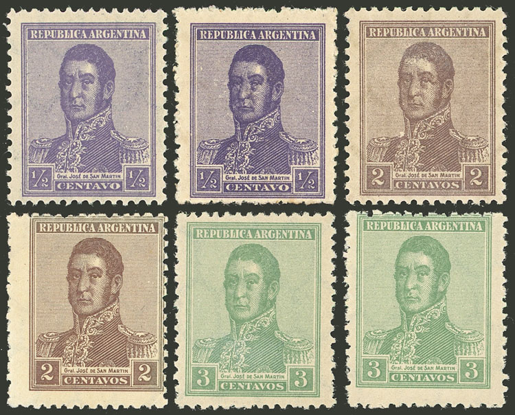 Lot 237 - Argentina general issues -  Guillermo Jalil - Philatino Auction # 2540 ARGENTINA: General sale with lots at very low starts!