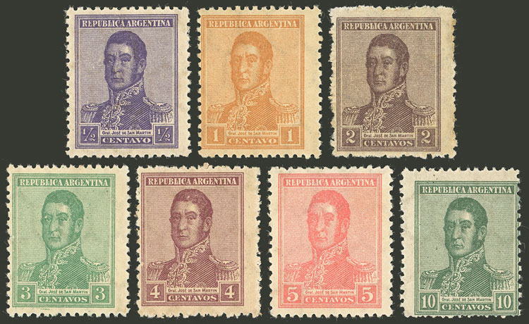 Lot 239 - Argentina general issues -  Guillermo Jalil - Philatino Auction # 2540 ARGENTINA: General sale with lots at very low starts!