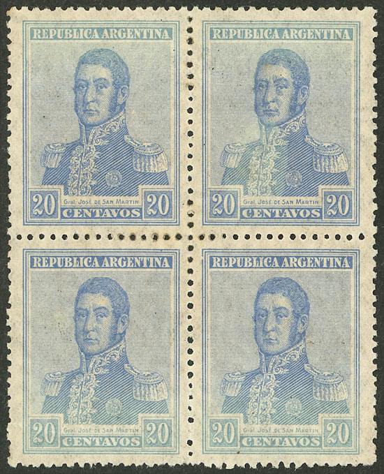 Lot 254 - Argentina general issues -  Guillermo Jalil - Philatino Auction # 2540 ARGENTINA: General sale with lots at very low starts!