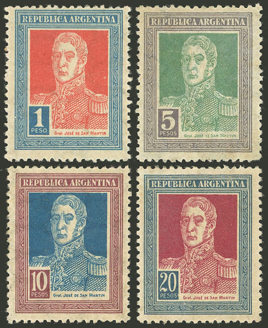 Lot 272 - Argentina general issues -  Guillermo Jalil - Philatino Auction # 2540 ARGENTINA: General sale with lots at very low starts!