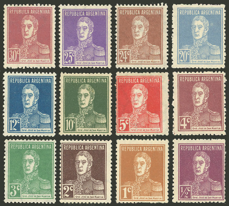 Lot 274 - Argentina general issues -  Guillermo Jalil - Philatino Auction # 2540 ARGENTINA: General sale with lots at very low starts!