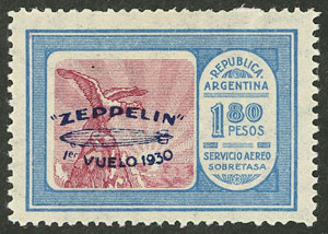 Lot 306 - Argentina general issues -  Guillermo Jalil - Philatino Auction # 2540 ARGENTINA: General sale with lots at very low starts!