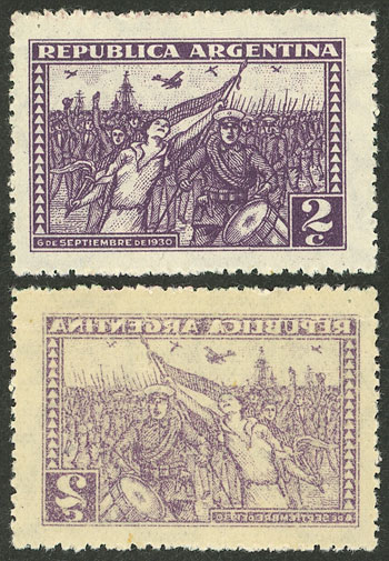 Lot 316 - Argentina general issues -  Guillermo Jalil - Philatino Auction # 2540 ARGENTINA: General sale with lots at very low starts!