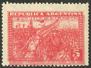 Lot 321 - Argentina general issues -  Guillermo Jalil - Philatino Auction # 2540 ARGENTINA: General sale with lots at very low starts!