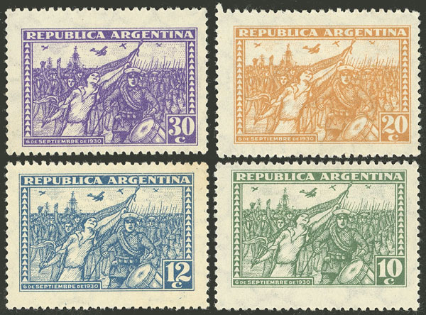 Lot 324 - Argentina general issues -  Guillermo Jalil - Philatino Auction # 2540 ARGENTINA: General sale with lots at very low starts!