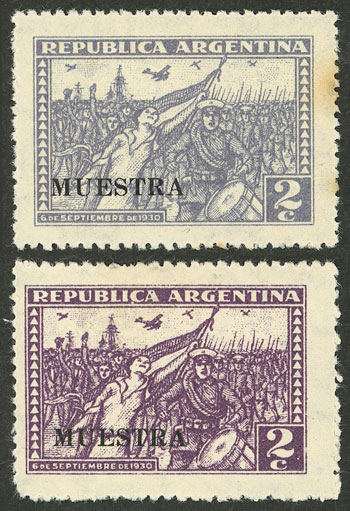 Lot 315 - Argentina general issues -  Guillermo Jalil - Philatino Auction # 2540 ARGENTINA: General sale with lots at very low starts!