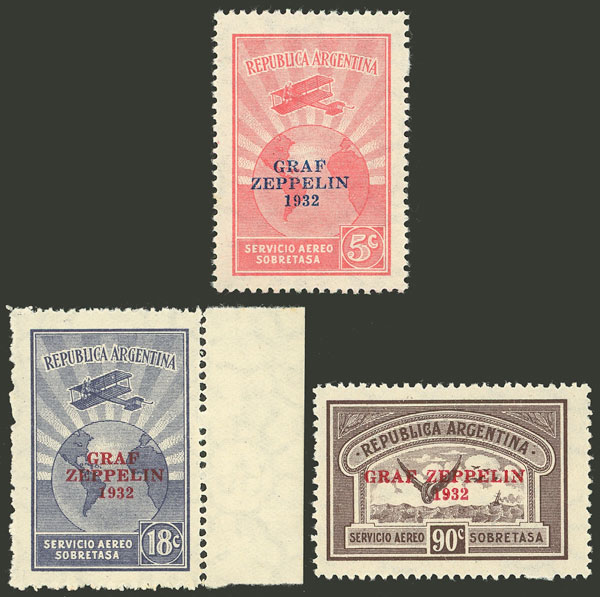 Lot 342 - Argentina general issues -  Guillermo Jalil - Philatino Auction # 2540 ARGENTINA: General sale with lots at very low starts!
