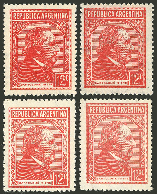 Lot 365 - Argentina general issues -  Guillermo Jalil - Philatino Auction # 2540 ARGENTINA: General sale with lots at very low starts!