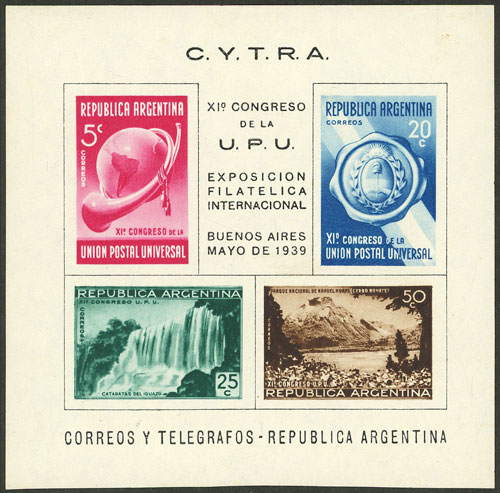 Lot 928 - Argentina souvenir sheets - Guillermo Jalil - Philatino Auction # 2540 ARGENTINA: General sale with lots at very low starts! Lot 928 - Argentina souvenir sheets - Guillermo Jalil - Philatino Auction # 2540 ARGENTINA: General sale with lots at very low starts!