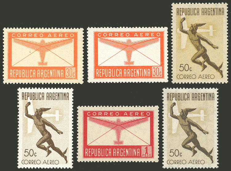 Lot 457 - Argentina general issues -  Guillermo Jalil - Philatino Auction # 2540 ARGENTINA: General sale with lots at very low starts!